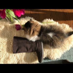 NWOT Nine West Dark Brown Suede boots